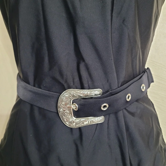 NOBO No Boundaries Black Belted One Piece Swimsuit Size Junior's Medium - Picture 6 of 8